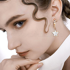 16 шт. латунные серьги-гвоздики&nbsp;KK-BC0008-50