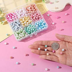 9 нити 9-х цветных антикоррозийных гальванических биконусных стеклянных бусин&nbsp;EGLA-TA0013-27