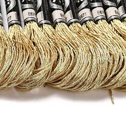 10 моток двухслойной мулине из металлизированного полиэстера для вышивания&nbsp;OCOR-Q057-A14