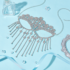 1шт. головной убор из сплава маскарадные маски&nbsp;AJEW-GA0008-17P