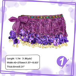 Бахрома из полиэстера с кисточкой&nbsp;DIY-WH0304-796B