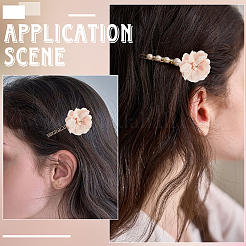 30 шт. полиэстер и пластик искусственный жемчуг и стразы цветочные украшения аксессуары&nbsp;DIY-SP0006-06A