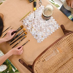 2 шт. листы кабошонов из ракушек&nbsp;AJEW-GO0002-11