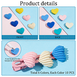 Кабошоны из непрозрачной смолы&nbsp;RESI-PH0001-75