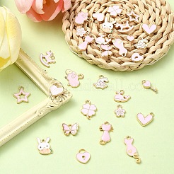 30шт 15 стиля подвески из сплава с эмалью&nbsp;ENAM-YW0004-25