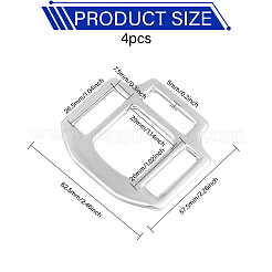 4 шт. пряжки из сплава&nbsp;FIND-CA0010-05
