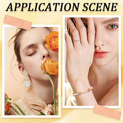 300шт 3 цвета экологически чистые прозрачные акриловые бусины&nbsp;OACR-SC0001-67