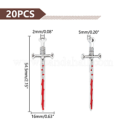 Подвески из эмали из сплава на Хэллоуин&nbsp;FIND-UN0003-03