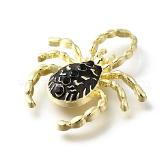 Подвески из сплава с черной эмалью в готическом стиле&nbsp;LS-PALLOY-R157-06G-01B