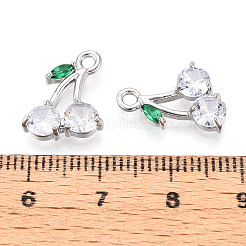 Латунные микро проложить кубического циркония подвески&nbsp;KK-T074-70P-01