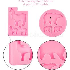 Наборы для самостоятельного изготовления брелоков в виде животных&nbsp;DIY-OC0001-52