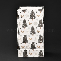 Рождественские тематические прямоугольные бумажные пакеты&nbsp;LS-CARB-G006-01K