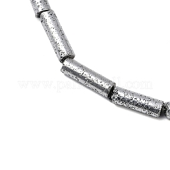 Гальванические бусины из натуральной лавы&nbsp;G-K388-03B-03