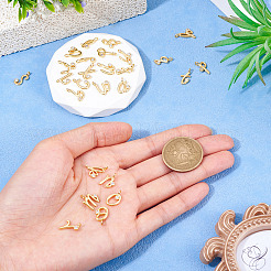 26 шт. 26 стиля латунных подвесок с микропаве из кубического циркония&nbsp;KK-TA0002-92