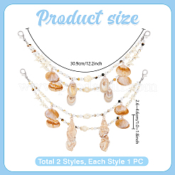 2шт 2 стиля&nbsp;HJEW-PH02304