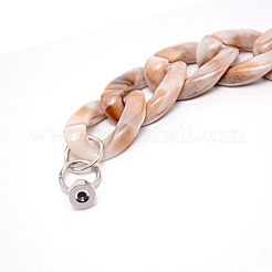 Акриловые бусины чехол для телефона цепочка&nbsp;LS-AJEW-WH0235-10A