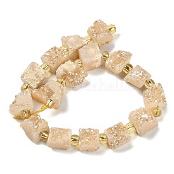 Гальванические натуральный druzy шарики агата стренг&nbsp;G-G289-01D