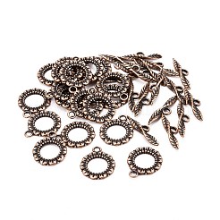 Застежки тоггл в тибетском стиле &nbsp;LS-RLF11359Y-NF