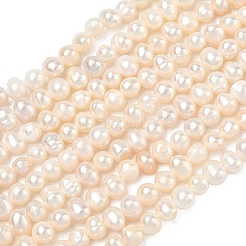 Нити из натурального культивированного пресноводного жемчуга&nbsp;PEAR-L034-05