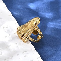 Кольцо-манжета из нержавеющей стали 304 для женщин&nbsp;RJEW-A053-06G-09