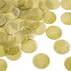 50 шт. подвески-коннекторы в виде ракушек Capiz&nbsp;BSHE-TA0001-20B