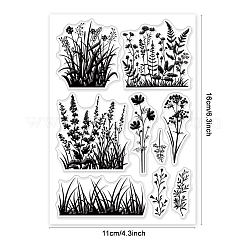 Изготовленные на заказ прозрачные штампы из ПВХ на летнюю тематику&nbsp;DIY-WH0631-0219