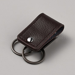 Мужской брелок для ключей из воловьей кожи с петлей для ремня&nbsp;KEYC-WH0034-39B