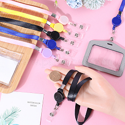 10 шт. 5-цветный нейлоновый ремешок на шею&nbsp;AJEW-GF0008-02