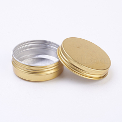 Круглые алюминиевые жестяные банки&nbsp;LS-CON-WH0010-02G-30ml