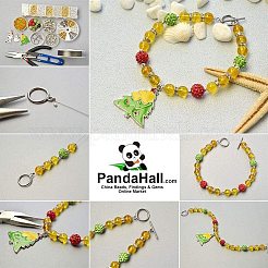 Зажимные бусины из латуни&nbsp;KK-PH0035-29AB