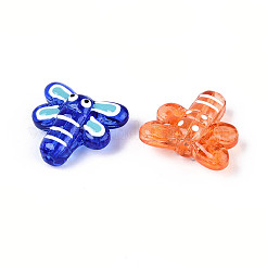 Эмалевые бусины ручной работы в технике лэмпворк&nbsp;LAMP-T023-26M