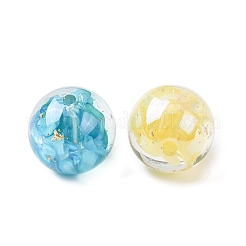 Прозрачная смола и натуральные ракушки&nbsp;RESI-B039-07