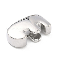 Латунные бусины с инициалами&nbsp;KK-B167-27P-01E