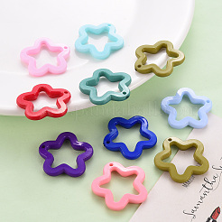 Непрозрачные акриловые подвески&nbsp;X-MACR-S373-24H