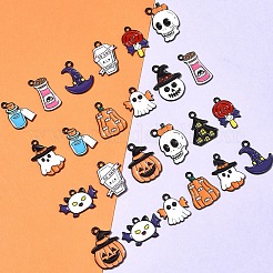 26 шт. 13 стиля подвески из сплава с эмалевым покрытием&nbsp;ENAM-FS0002-09