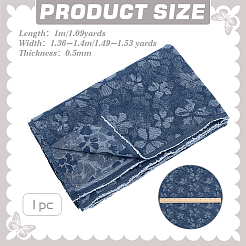 Поликоттоновые ткани с цветочным узором&nbsp;DIY-WH0128-16