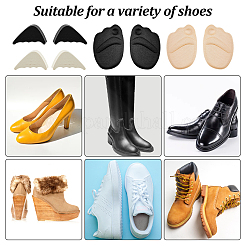 6 пара нескользящих подушечек для подушечек стопы из ЭВА и 6 пары резиновых регулируемых наполнителей для обуви&nbsp;AJEW-HS0001-16