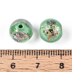 Ручной работы бусины фольги&nbsp;LAMP-T021-31E