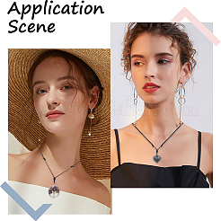 20 шт. регулируемый корейский вощеный полиэстеровый шнур для изготовления ожерелья&nbsp;AJEW-SC0003-02