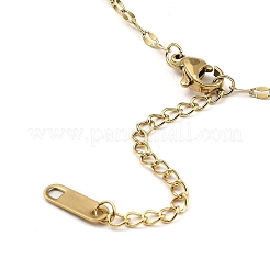 Сердце из латуни микро проложить кубического циркония кулон ожерелья&nbsp;NJEW-E105-10KCG