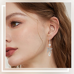 40 шт. 5-х цветные экологически чистые латунные крючки для сережек&nbsp;KK-SC0006-48