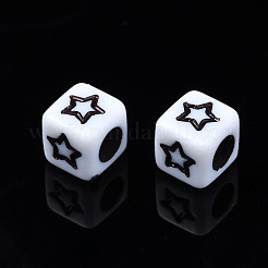 Непрозрачные акриловые бусины&nbsp;SACR-S273-40