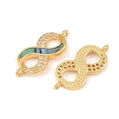 Подвески-коннекторы Infinity Link из натуральной ракушки пауа&nbsp;KK-Z140-05G