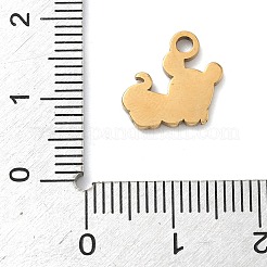 Подвески из нержавеющей стали 304 с эмалью&nbsp;STAS-G374-01G-06