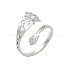 Кольца-манжеты из нержавеющей стали 304 для женщин&nbsp;RJEW-F195-01P