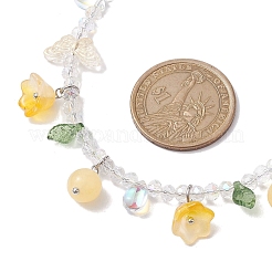 Стекло с топазом и нефритом&nbsp;NJEW-JN04680-03