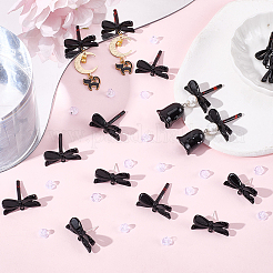 Фурнитура для сережек-гвоздиков из окрашенного сплава&nbsp;FIND-SC0016-78