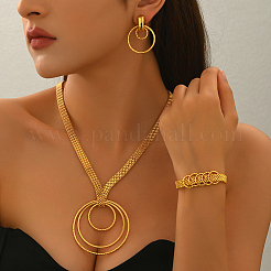 Элегантные комплекты из полых колец из сплава&nbsp;PZ6009