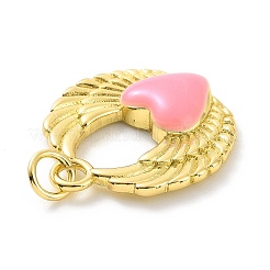 Подвески из латуни с эмалью в стойку&nbsp;KK-C008-14G-05