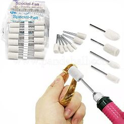 60 шт. 12 многофункциональные конические и колонные насадки для полировки из шерстяного войлока&nbsp;FIND-FH0005-20